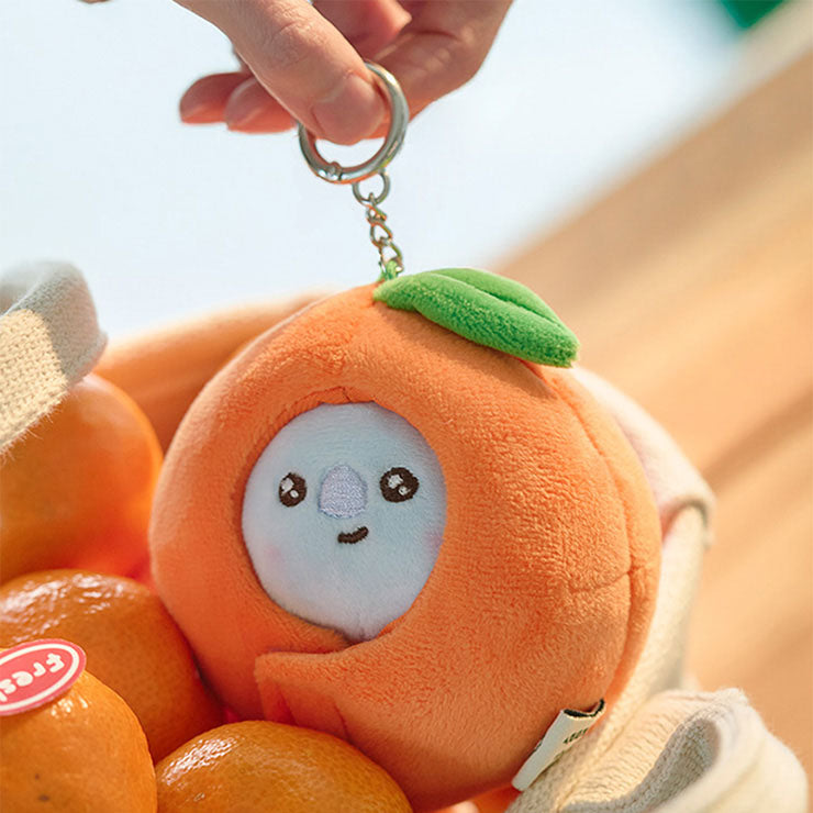 BT21 Baby [Orange Party] Plush Doll Keyring