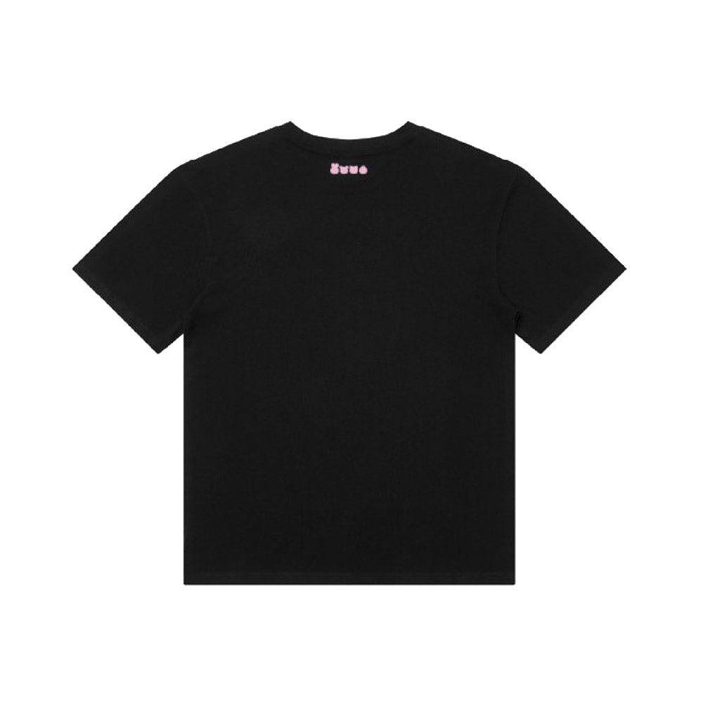 BLACKPINK [BLACKPINK X TAMAGOCHI] Pink Galaxy T-Shirt (Black)