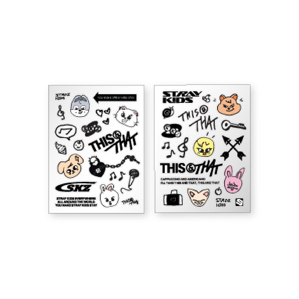STRAY KIDS [THIS & THAT] Tattoo Sticker