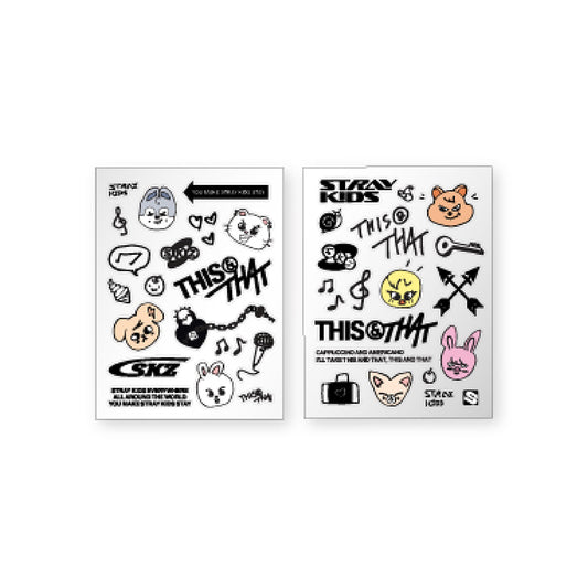 STRAY KIDS [THIS & THAT] Tattoo Sticker