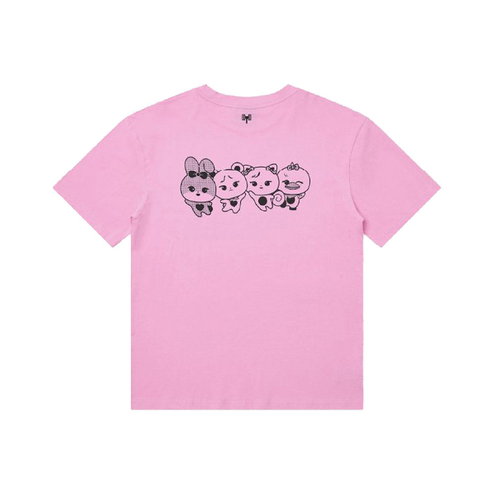 BLACKPINK [BLACKPINK X TAMAGOCHI] Pink Galaxy T-Shirt (PInk)