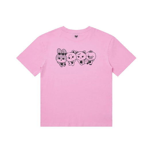 BLACKPINK [BLACKPINK X TAMAGOCHI] Pink Galaxy T-Shirt (PInk)