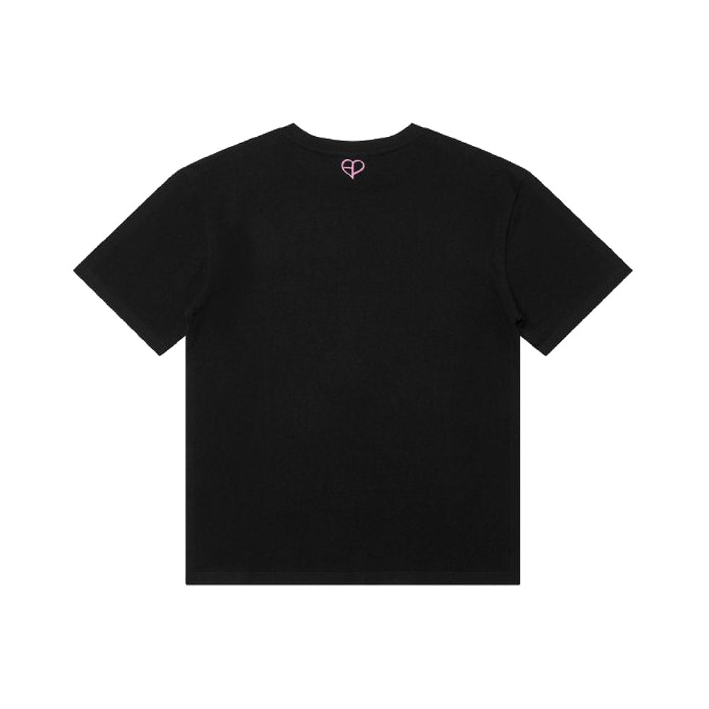 BLACKPINK [BLACKPINK X TAMAGOCHI] Basic T-Shirt (Black)