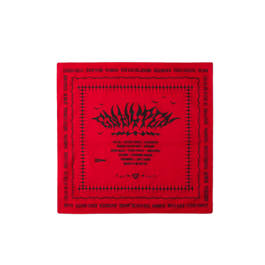 ENHYPEN [Pop Up in Orange County] Bandana (Red)