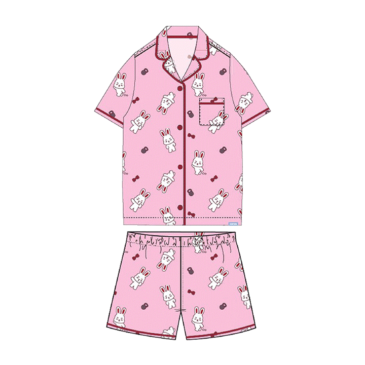 SEVENTEEN [MINITEEN ✕ SPAO] Short Pajama Set
