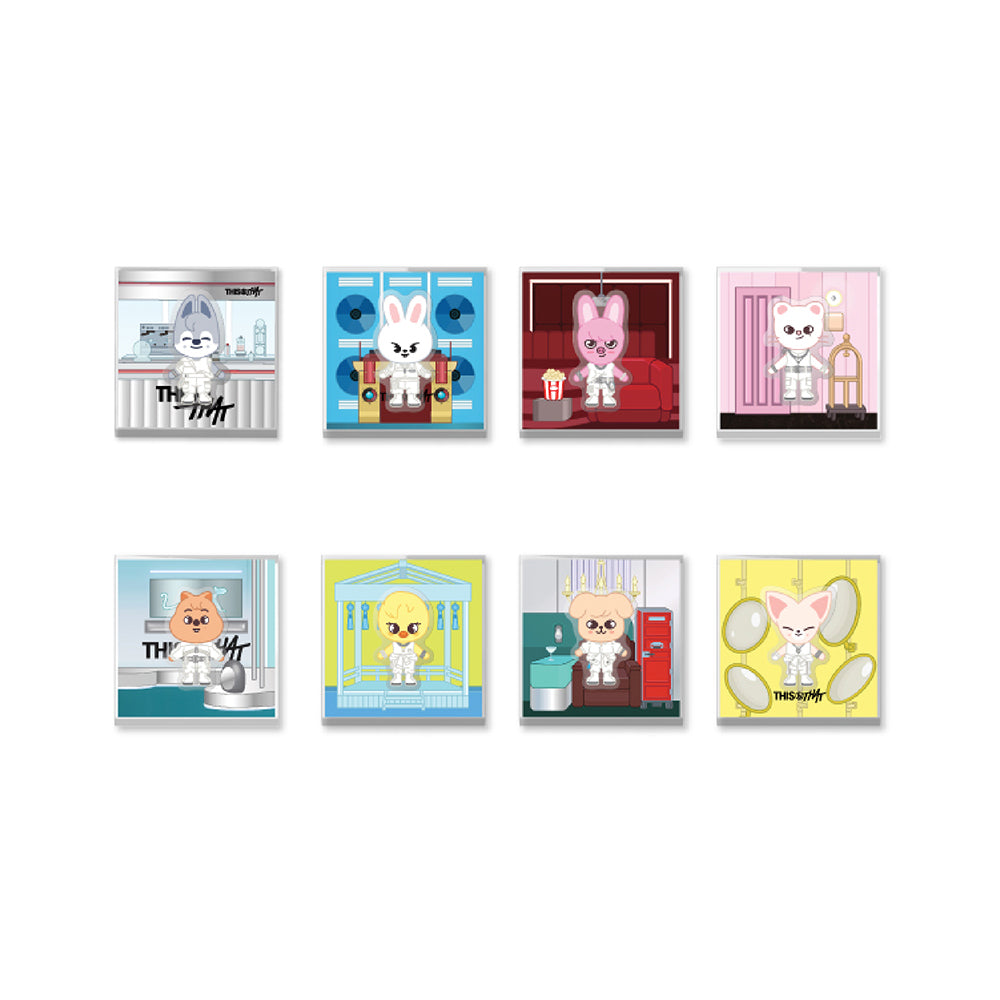 STRAY KIDS [THIS & THAT] SKZOO Spinning Magnet