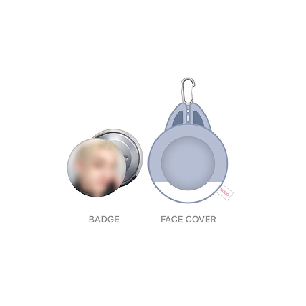 STRAY KIDS [DO IT Pop Up] Soft Face Badge & SKZOO Cover Set