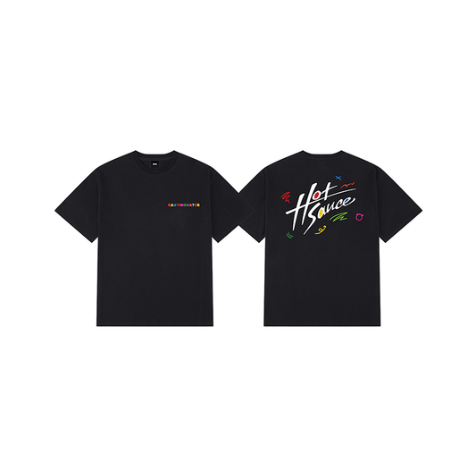 BABYMONSTER [HOT SAUCE] Graphic T-Shirt (Black)