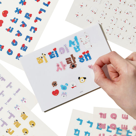BT21 [Souvenir] Hangeul Sticker