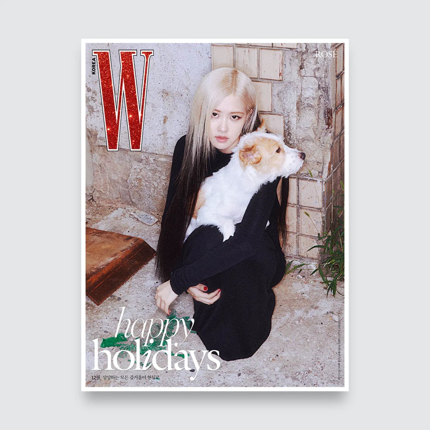 W Korea Magazine December 2023 : BLACKPINK ROSE Cover