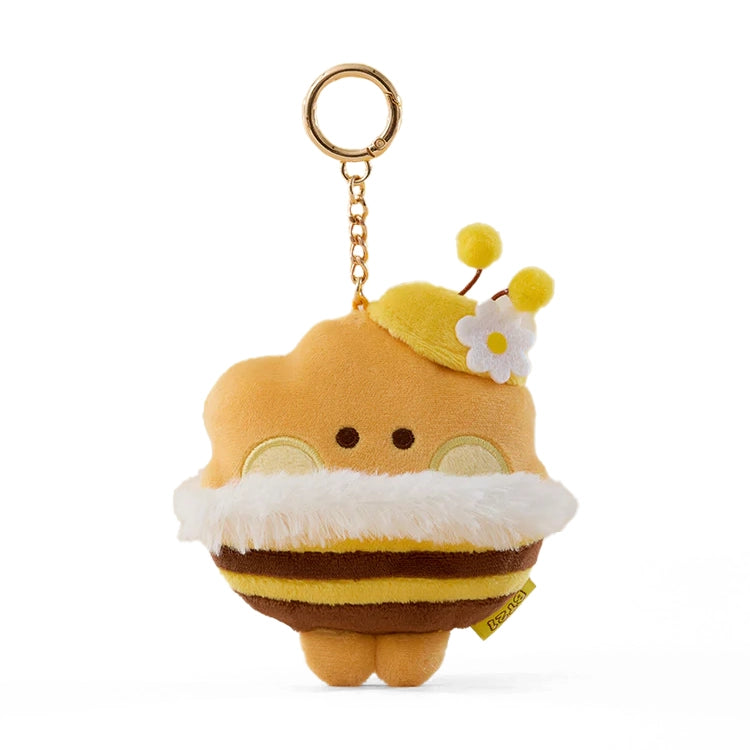 BT21 [Honey Bee] Plush Doll Measuring Tape Keyring