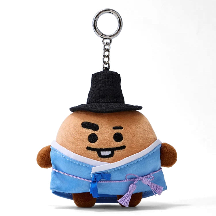 BT21 K-Scholar Plush Doll Keyring