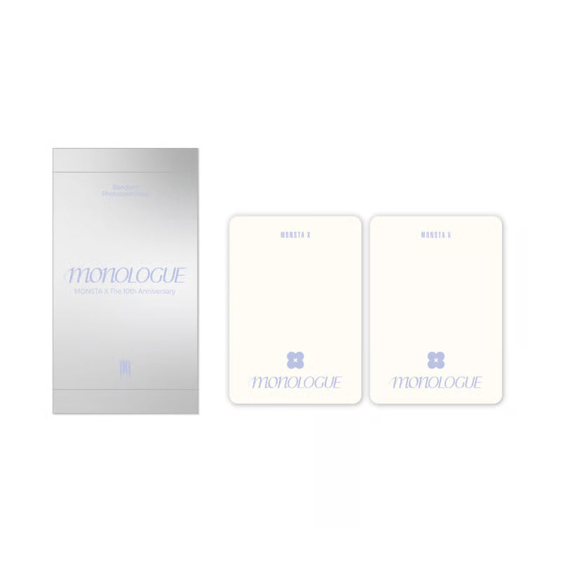 MONSTA X [10th Anniversary: MONOLOGUE] Random Photocard Pack
