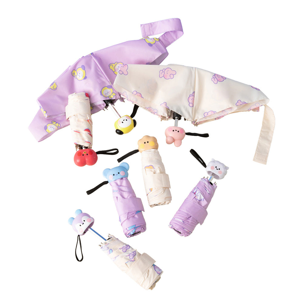 BT21 minini Mini [Rainy Day] Foldable Umbrella