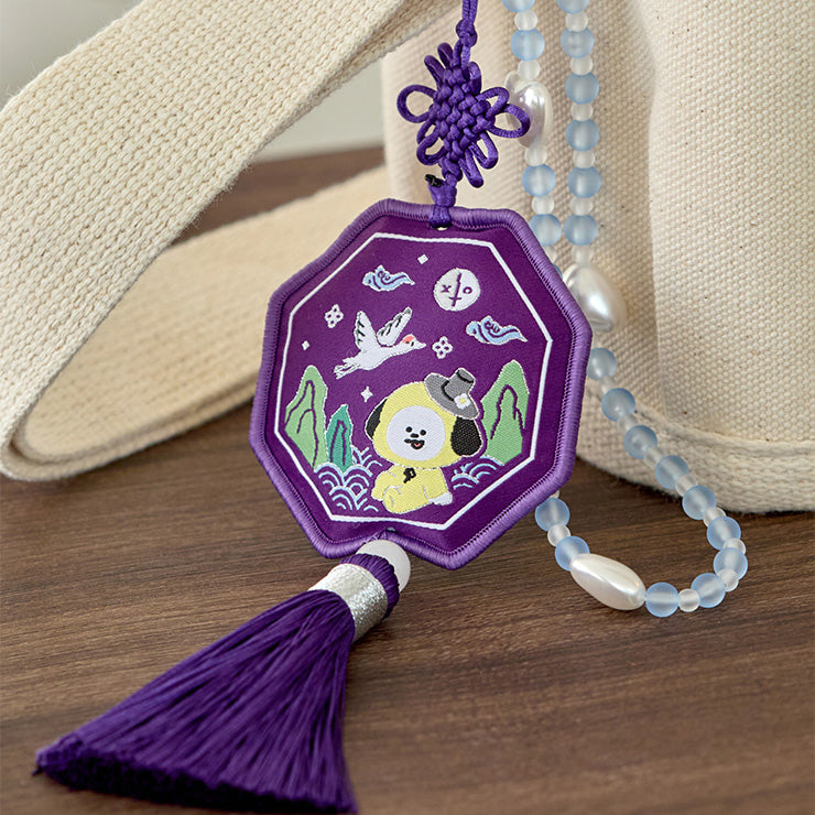 BT21 [Premium K-Edition] Embroidered Tassel Keyring