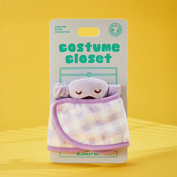 BT21 minini Chill Break Plush Costume Closet (Blanket Cape)