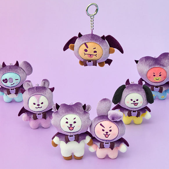 BT21 [Angel & Villain] Villain Plush Doll Keyring