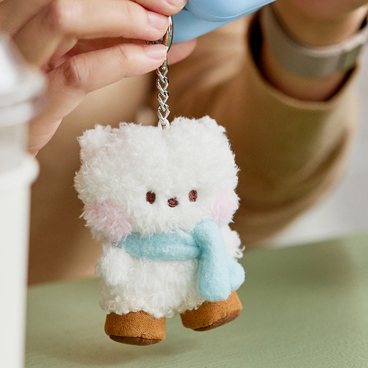 BT21 mini minini Plush Doll Keyring (Boots Edition)