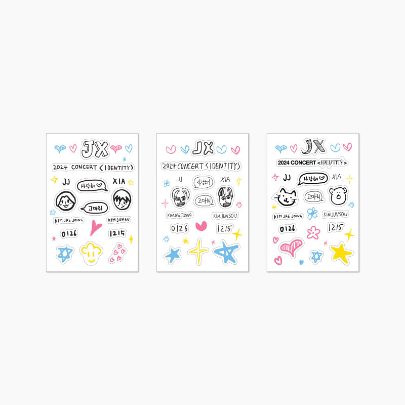 JAEJOONG & XIA [IDENTITY] Removable Sticker