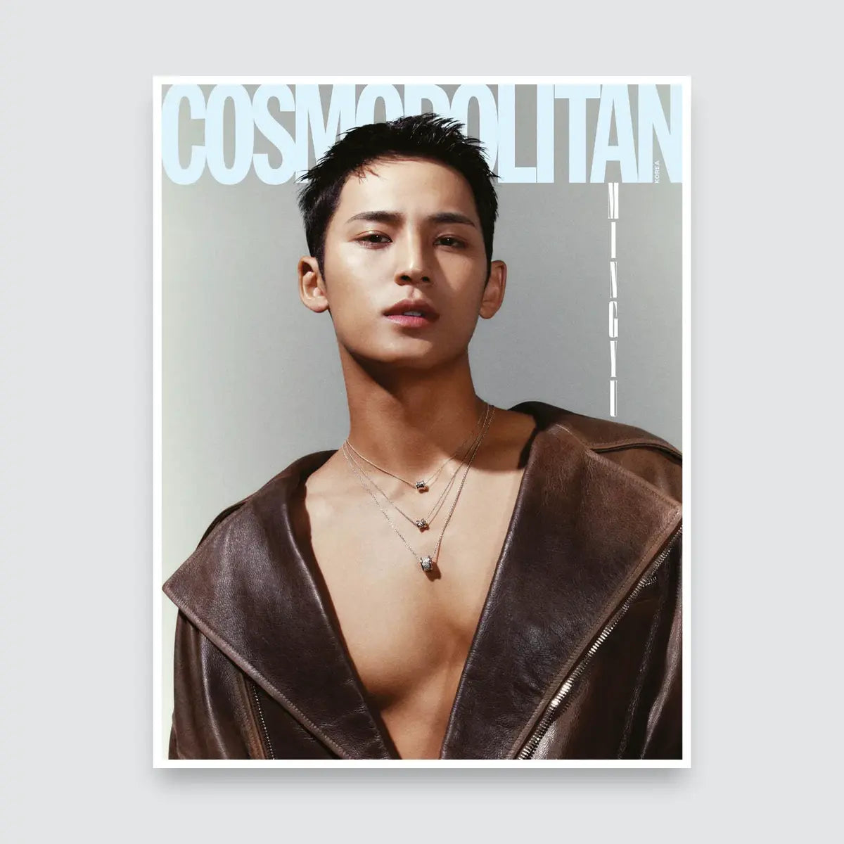 COSMOPOLITAN Korea Magazine December 2023 : Seventeen Mingyu Cover (Postcard included)