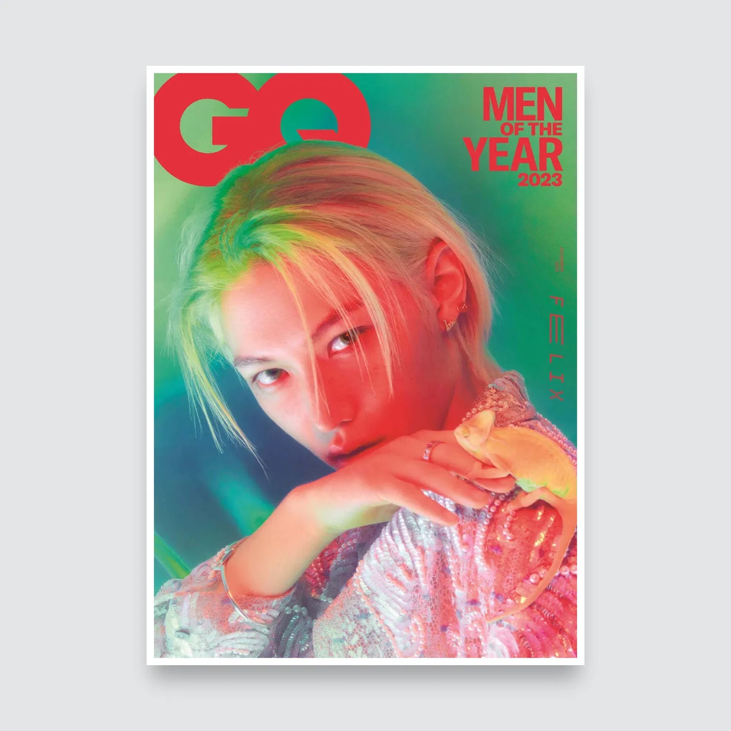 GQ Korea Magazine December 2023 : Stray Kids FELIX Cover