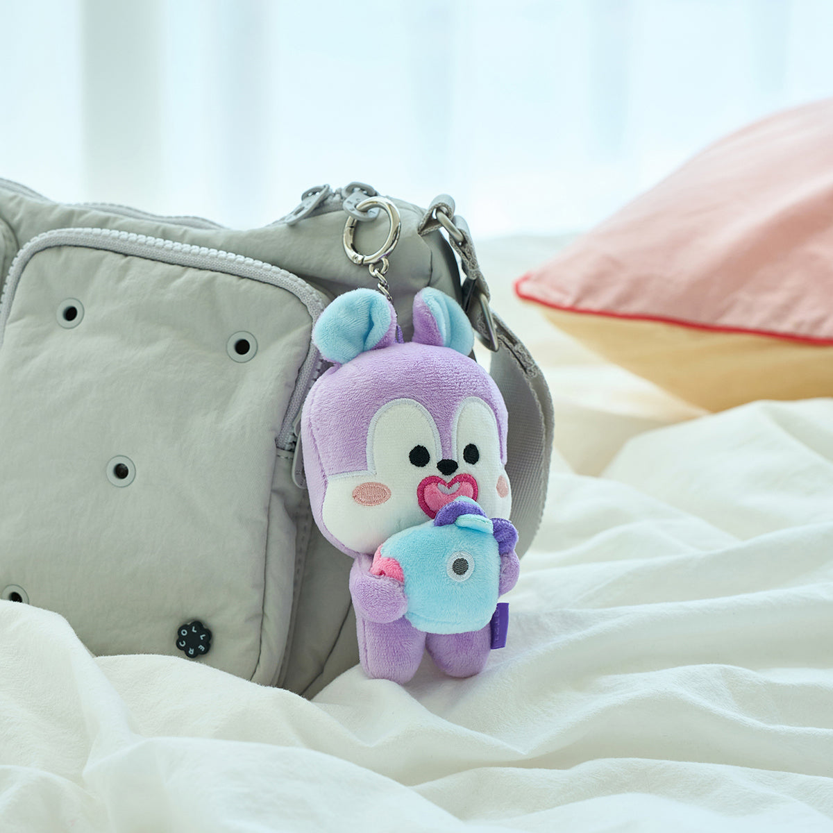 BT21 MANG Basic Doll Keyring With Mask