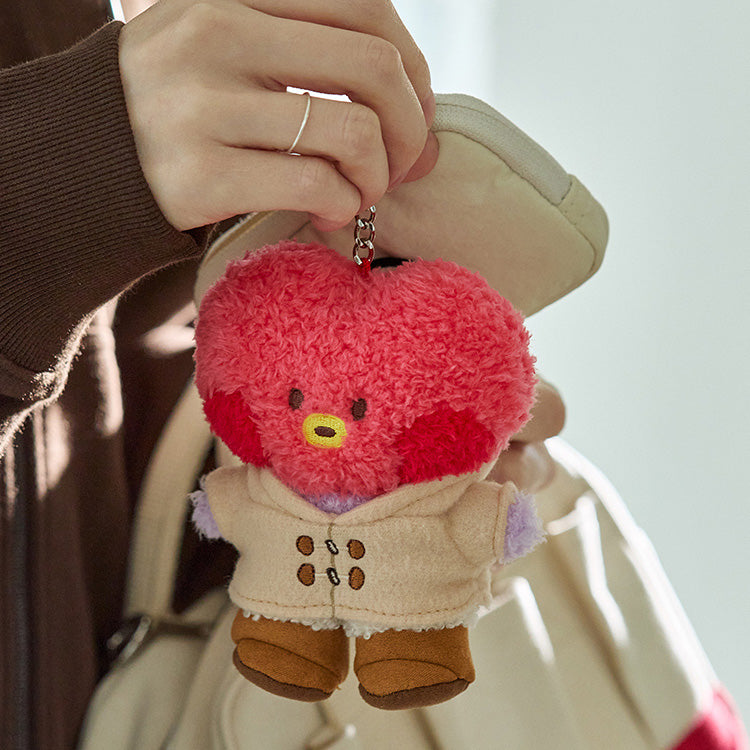 BT21 minini Plush Doll Keyring (Boots Edition)