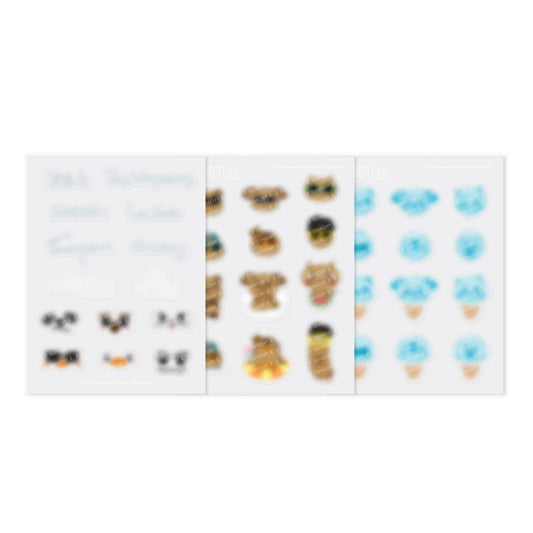 2PM [THE RETURN] ZooPM Light Stick Custom Sticker Set