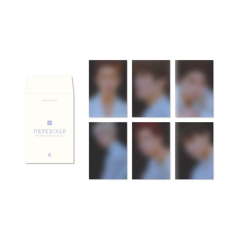 MONSTA X [10th Anniversary: MONOLOGUE] Postcard Set