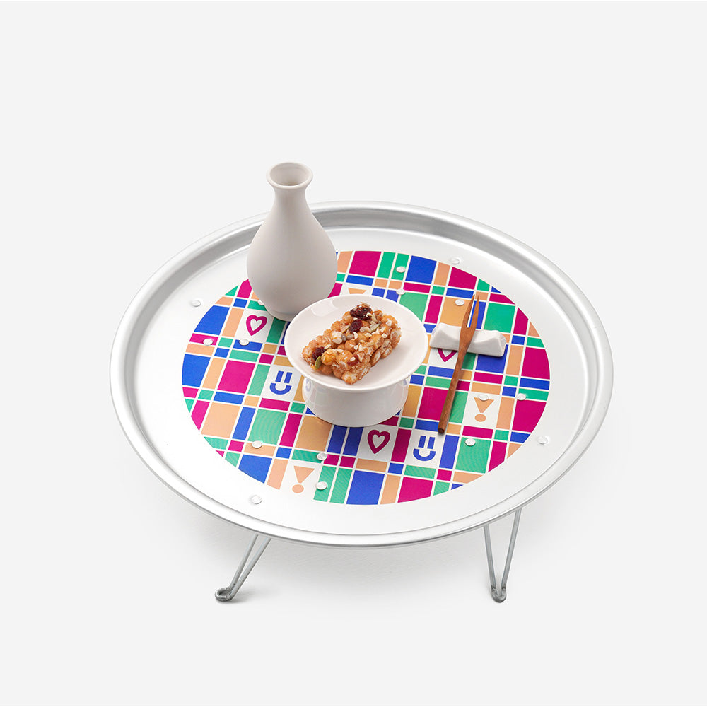 Korea Slogan [Seoul My Soul] Soban - Small Portable Dining Table