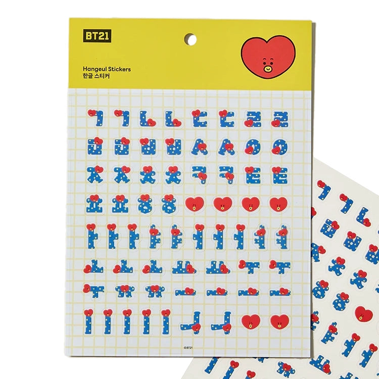 BT21 [Souvenir] Hangeul Sticker