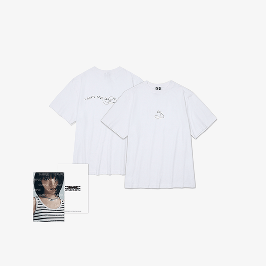 (Pre-Order) LE SSERAFIM [2023 S/S Pop-Up Store] S/S T-Shirt (White)
