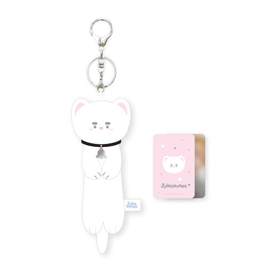 SHINee ONEW [JJINGNYANG's Twinkle! Snowyland] Weasel Plush Keyring