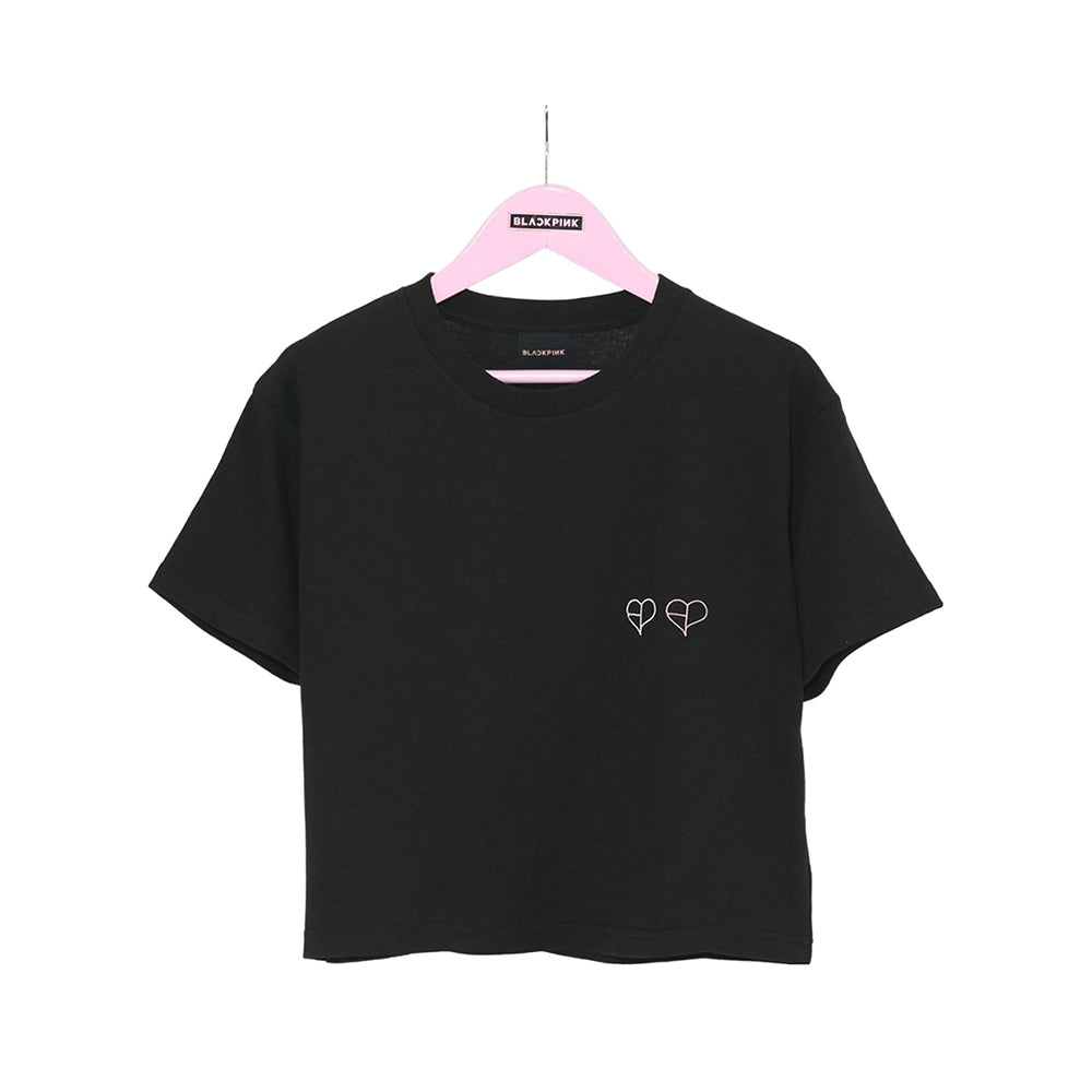 BLACKPINK [DEADLINE in Japan] Double Heart Logo T-Shirt