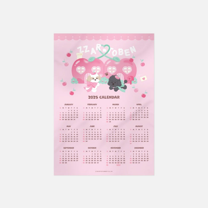 EXO CHANYEOL [2024 Tour : 都市風景 City-scape Epilogue] Fabric Calendar