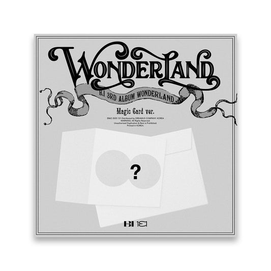 B.I 3rd Full Album : WONDERLAND (Magic Card ver)