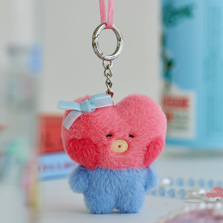 BT21 minini Mini Plush Doll Keyring (Ribbon Edition)