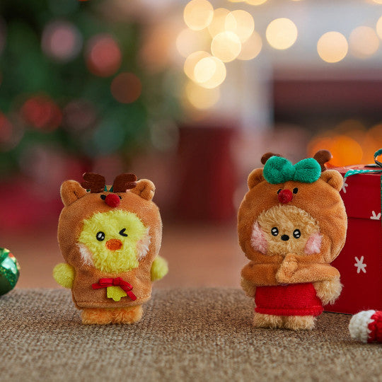 LINE FRIENDS minini Mini Holiday Ornament Doll Keyring