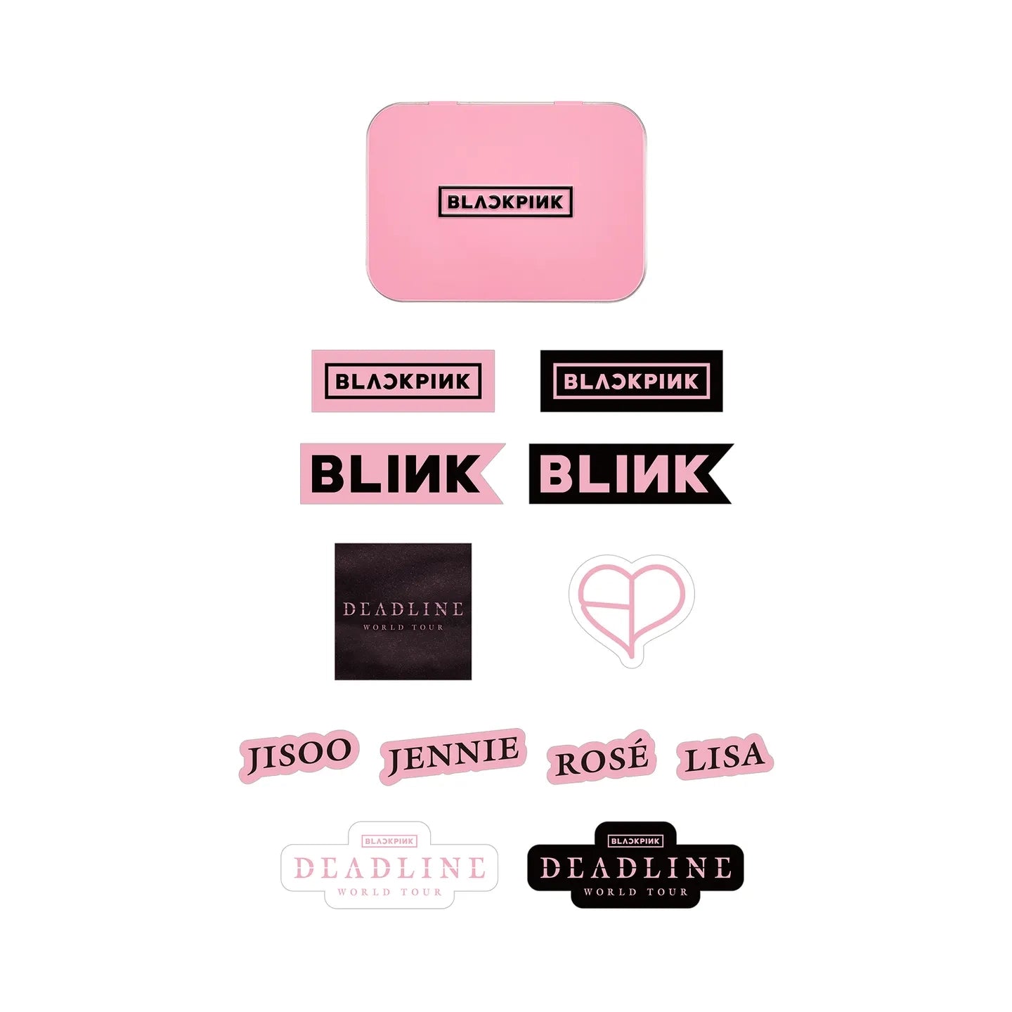 BLACKPINK [DEADLINE] Tin Case & Sticker Set