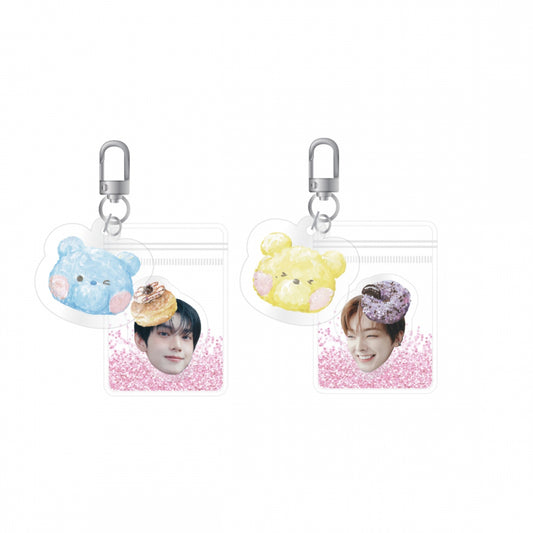 FLARE U [FLARE U X Knotted] Zipper Pouch Keyring