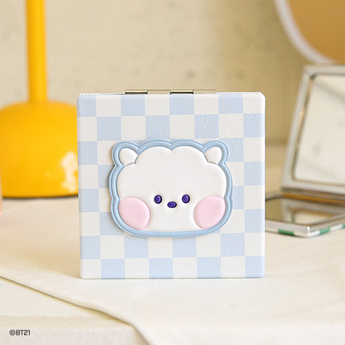 BT21 minini Leather Patch Mirror