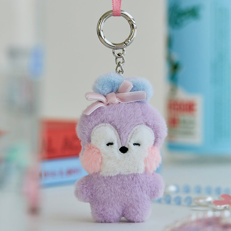 BT21 minini Mini Plush Doll Keyring (Ribbon Edition)