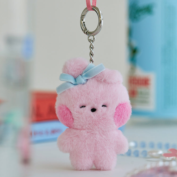 BT21 minini Mini Plush Doll Keyring (Ribbon Edition)