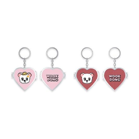 LEE DONG WOOK [WOOKDONG’s Home Sweet Home] Locket Mirror Keyring