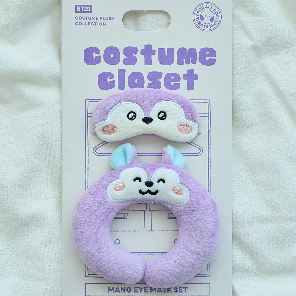 BT21 MANG Basic Costume Closet (Sleep Eye Mask Set)