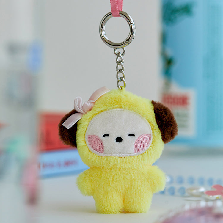 BT21 minini Mini Plush Doll Keyring (Ribbon Edition)