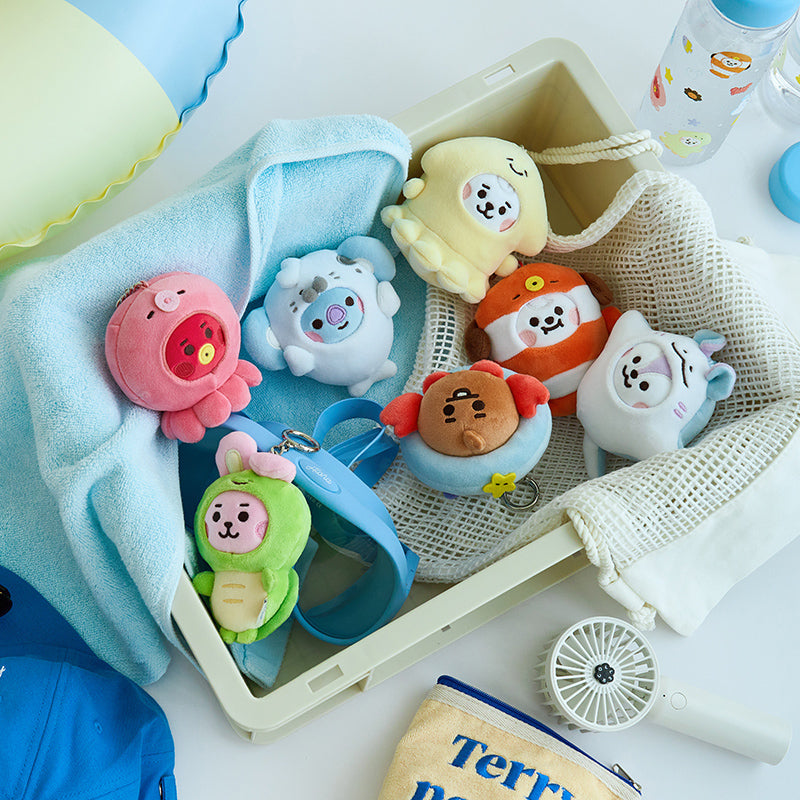 BT21 Baby [Ocean Friends] Mini Plush Doll Keyring