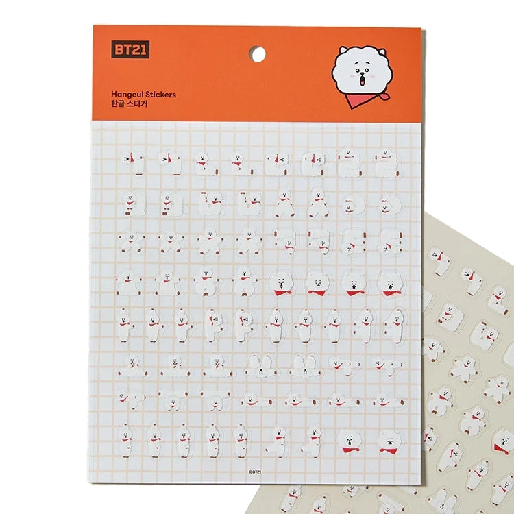 BT21 [Souvenir] Hangeul Sticker