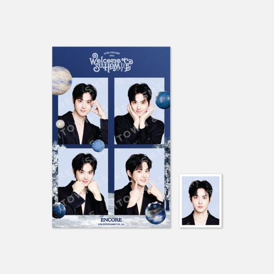 EXO SUHO [Encore Concert: Welcome To SU:HOMME] 4 Cut + ID Photo Set