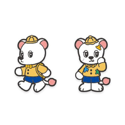 LEE DONG WOOK [WOOKDONG’s Home Sweet Home] Metal Badge